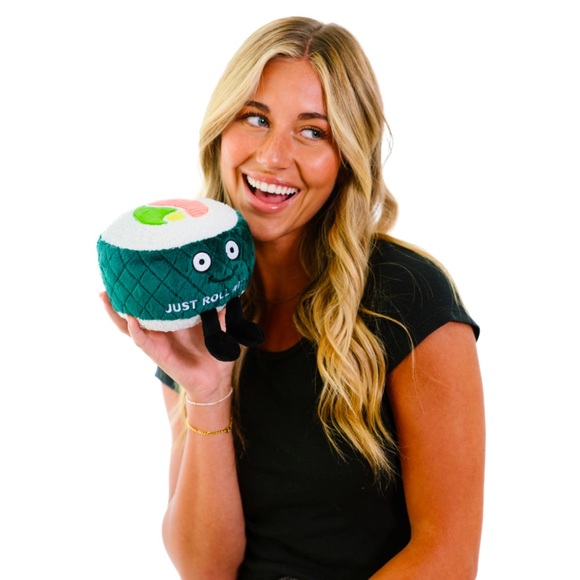 Punchkins Sushi Roll "Just Roll With It" Plush Toy - NWT - Picture 4 of 5